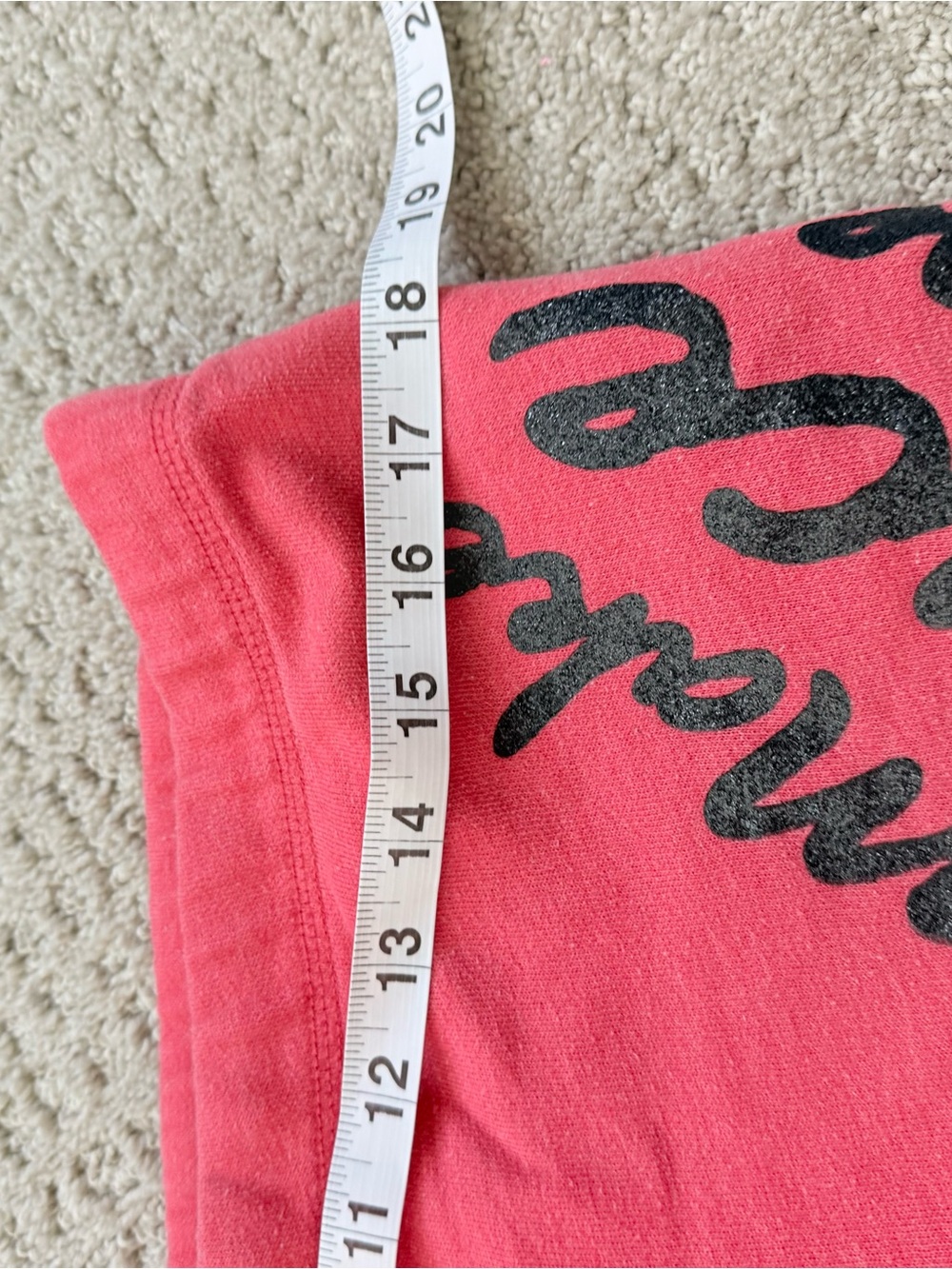 Y2K Aeropostale Coral Pink Capri low rise Sweatpants - Picture 4 of 7
